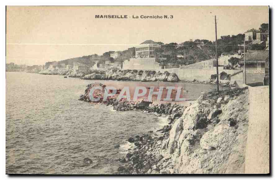 CPA Marseille La Corniche 