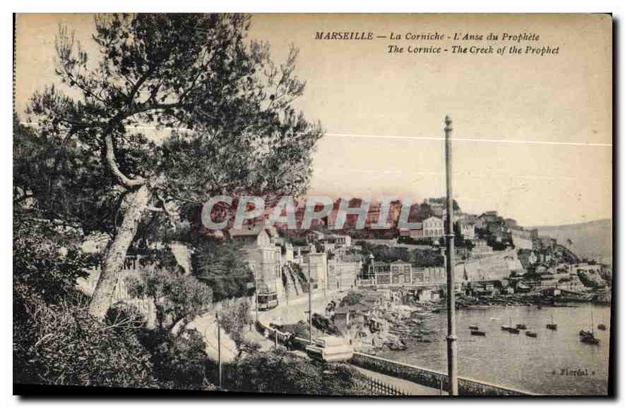 CPA Marseille La Corniche L'Anse du Prophete 