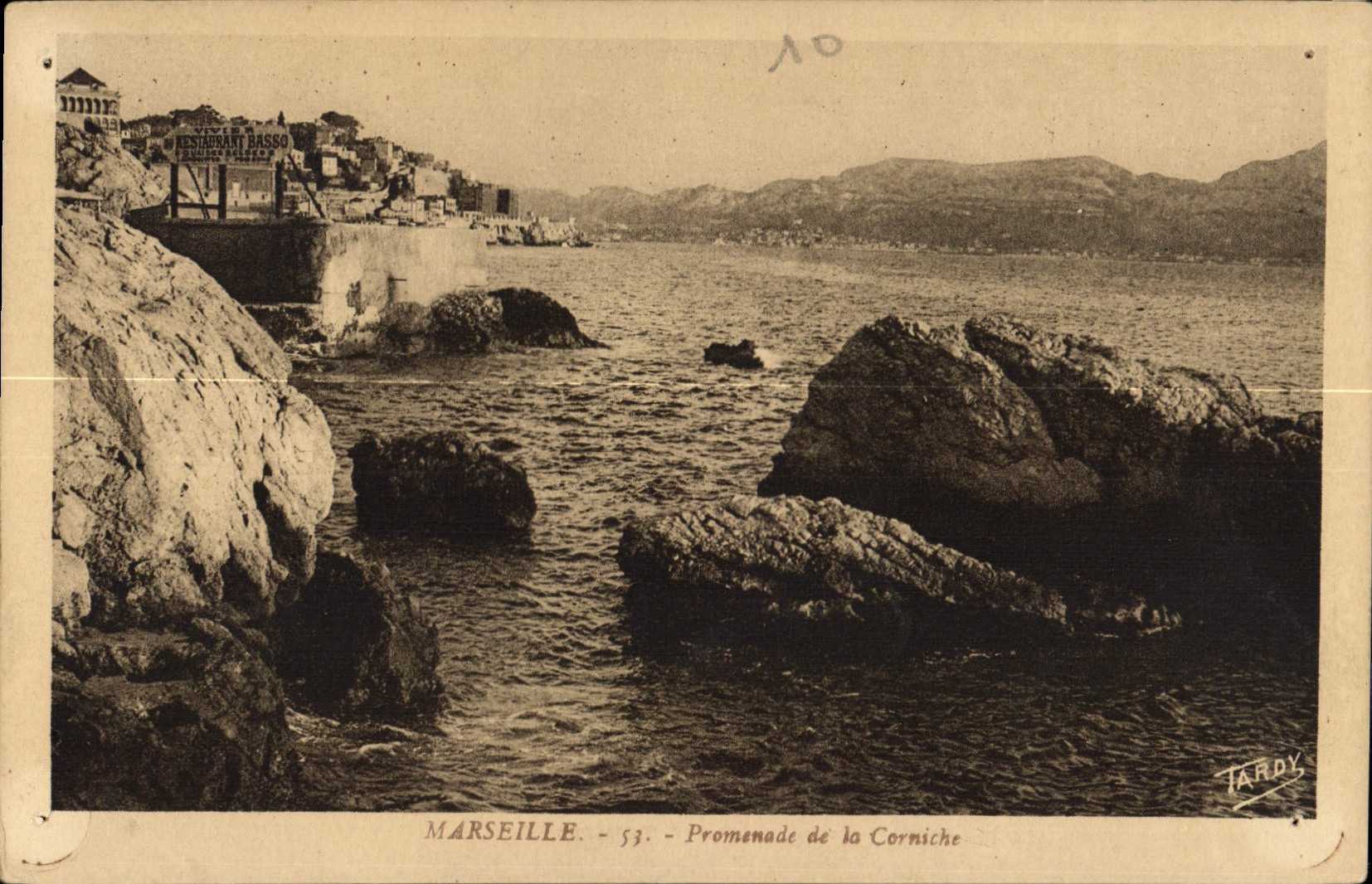 CPA Marseille Promenade de la Corniche 