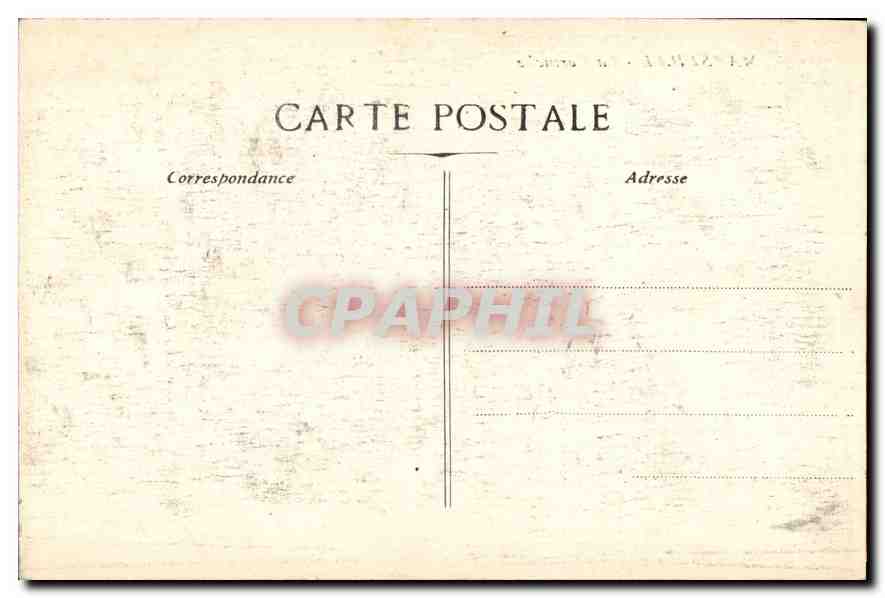 CPA Marseille La Corniche  — Verso