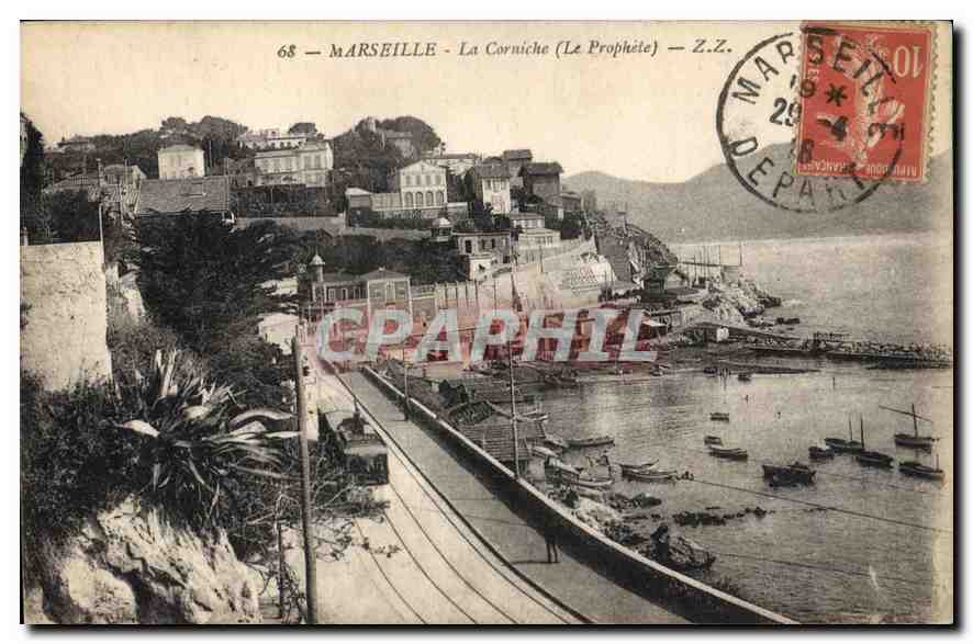 CPA Marseille La Corniche Le Prophete 