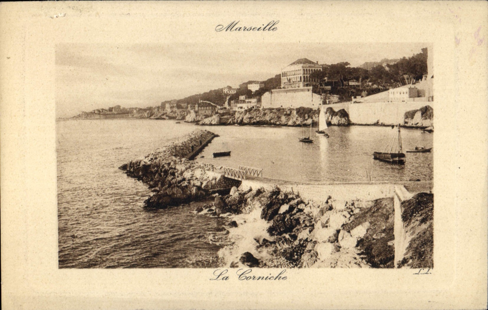 CPA Marseille La Corniche 