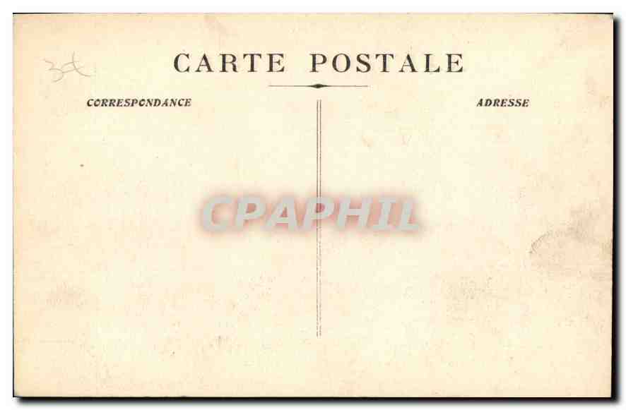 CPA Marseille Perspective du Quai du Port Bateaux — Verso