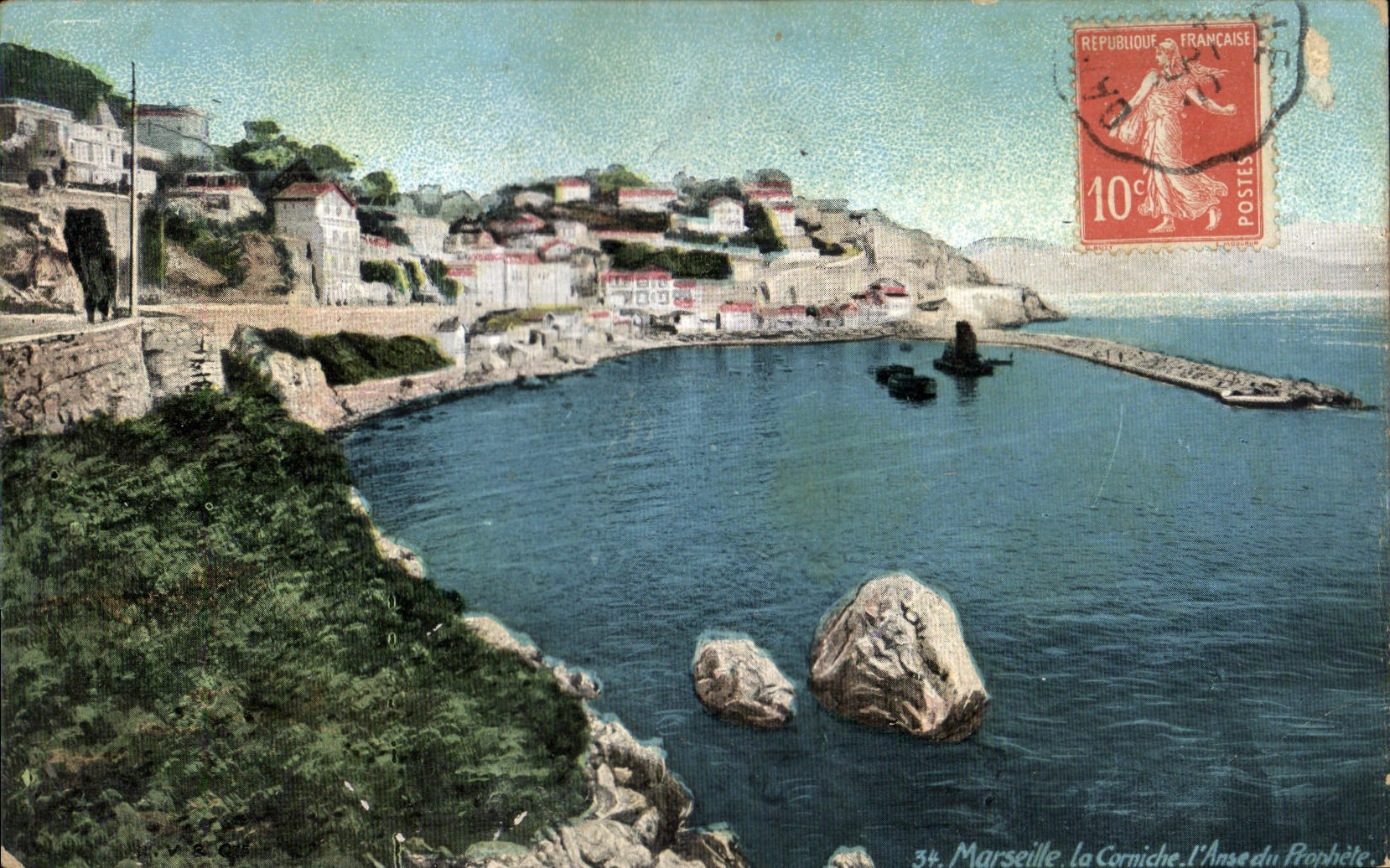CPA Marseille la Corniche 