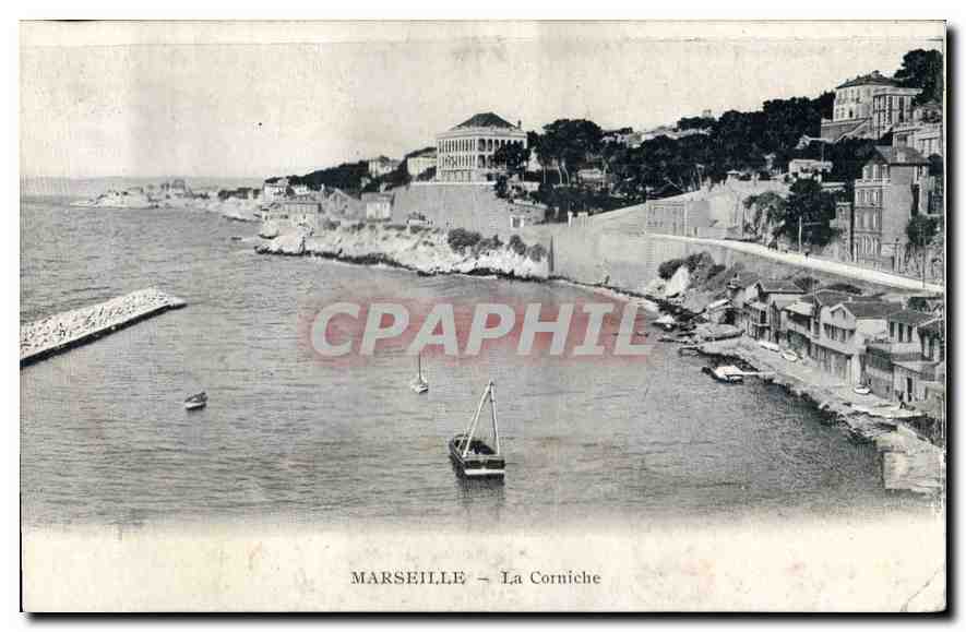 CPA Marseille La Corniche 