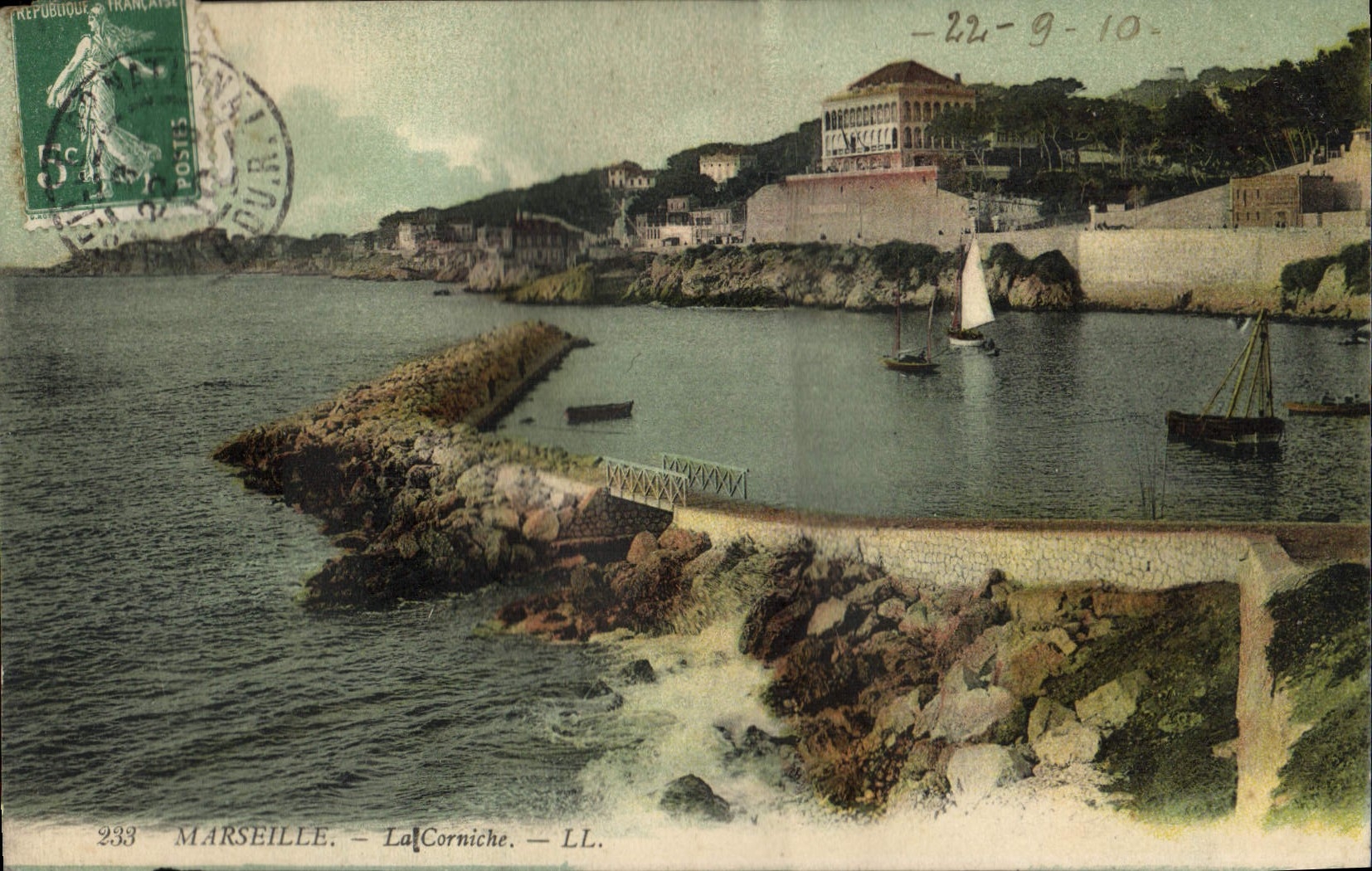 CPA Marseille La Corniche 