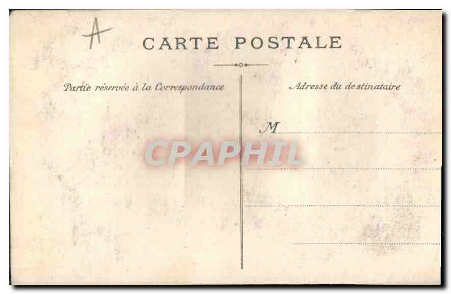 CPA Marseille Un Coin de la Corniche  — Verso