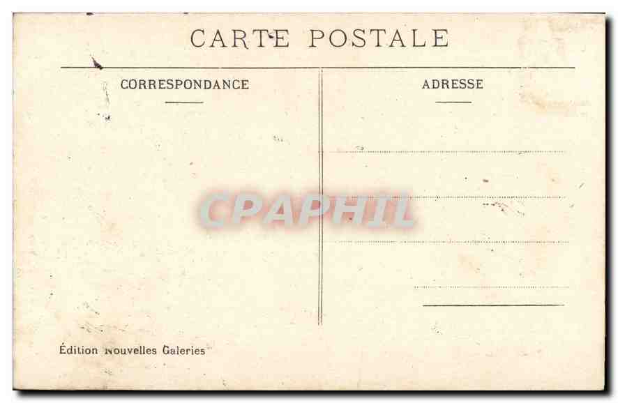 CPA Marseille Promenade de la Corniche Anse du Prophete  — Verso