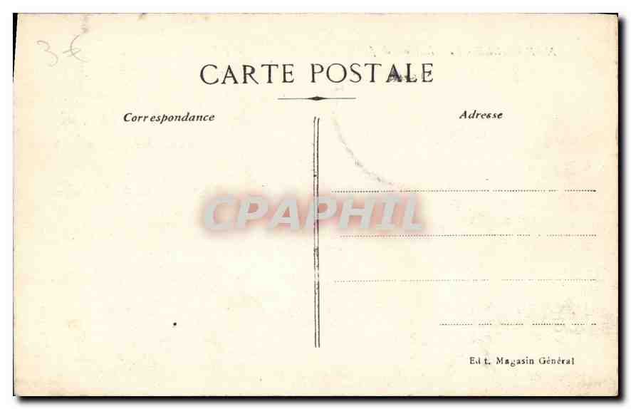 CPA Marseille Le Chateau  — Verso