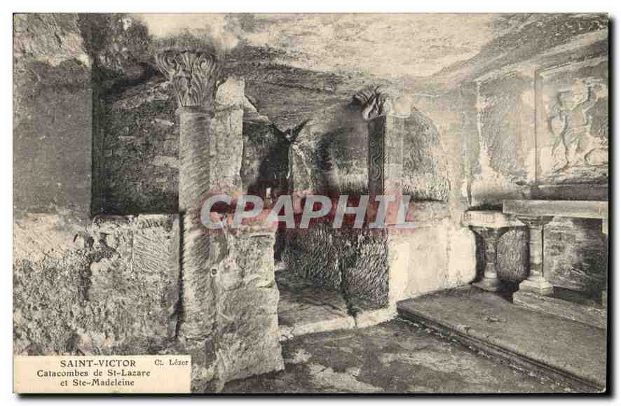 CPA Saint Victor Catacombes de St Lazare et Ste Madeleine 