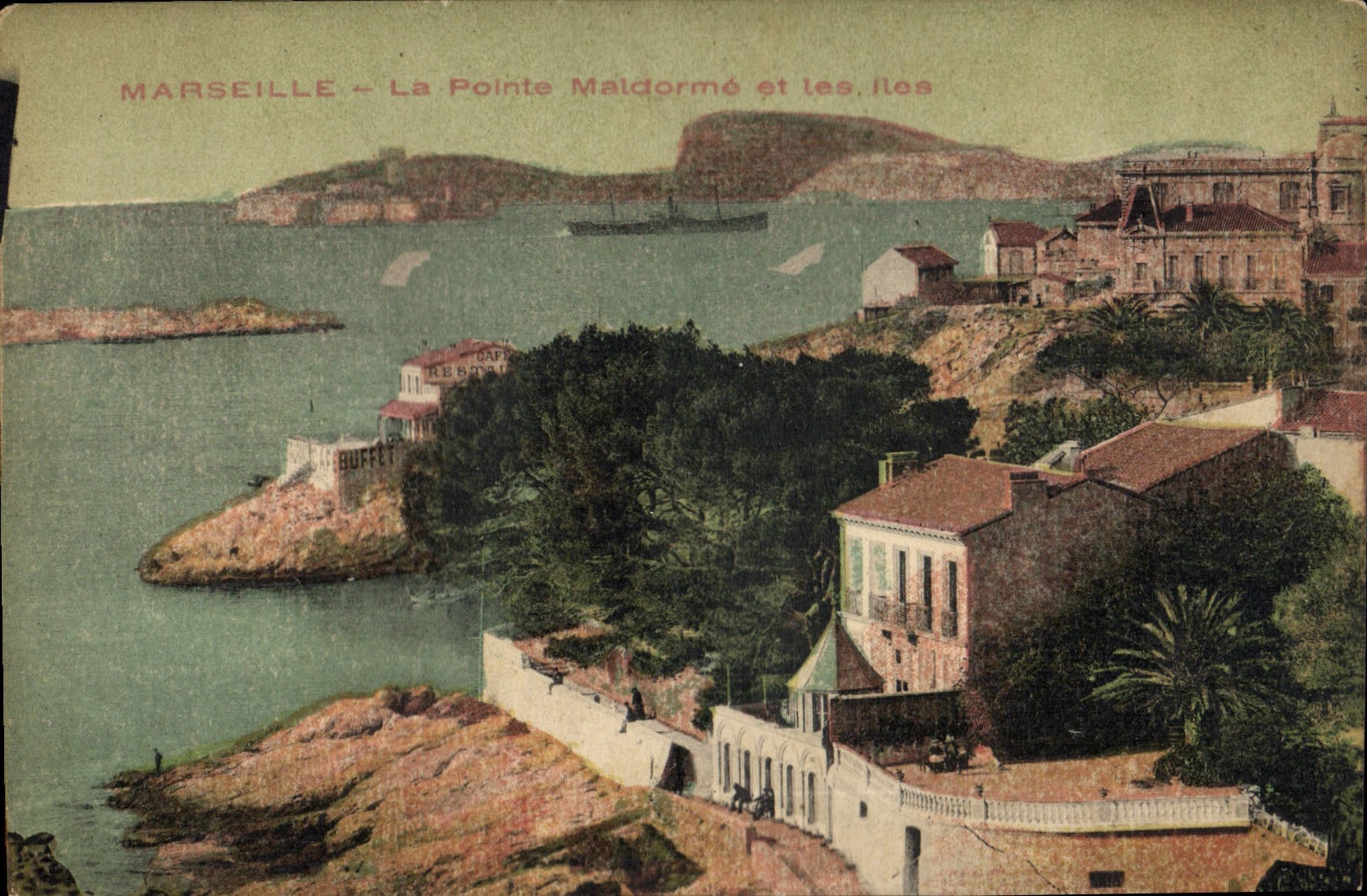 CPA Marseille Le Pointe Maldorme  et les Iles