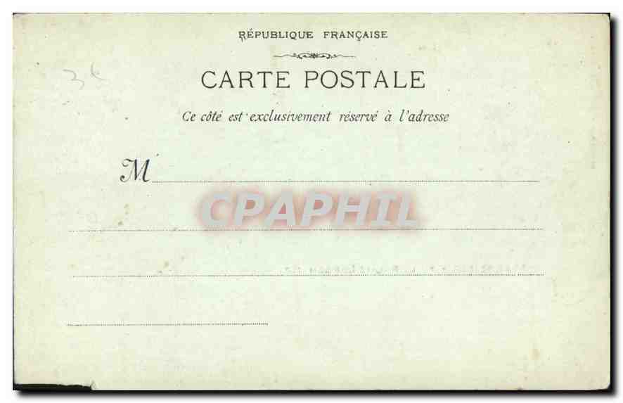 CPA Marseille Le Palais Longchamp  — Rückseite