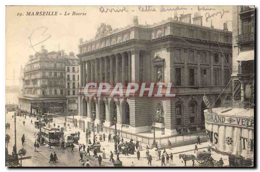 CPA Marseille La Bourse 