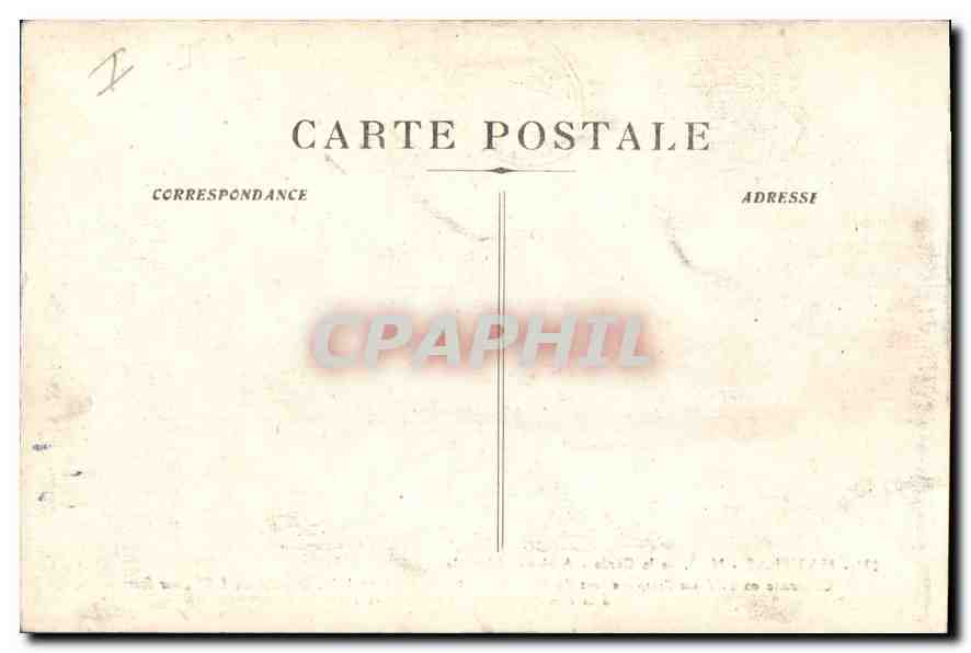 CPA Marseille N D de la Garde Ancienne Chapelle  — Rückseite