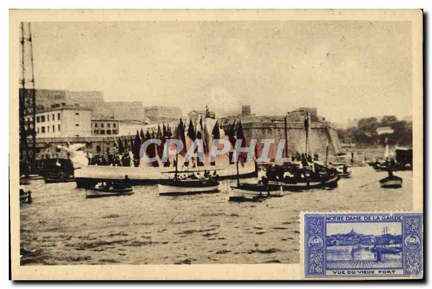 Notre Dame de la Garde — Vue du Vieux Port — Édition spéciale de la Basilique