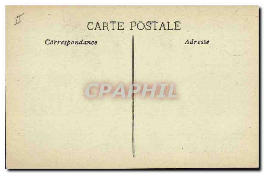 CPA Marseille N D de la Garde Processions des Penitents  — Rückseite