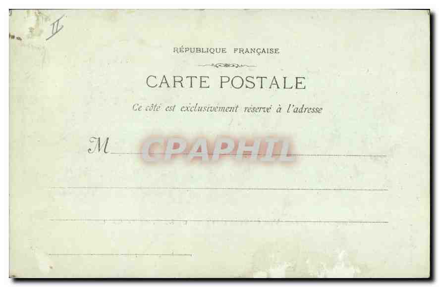 CPA Marseille Vue generale prise de N D de la Garde  — Rückseite