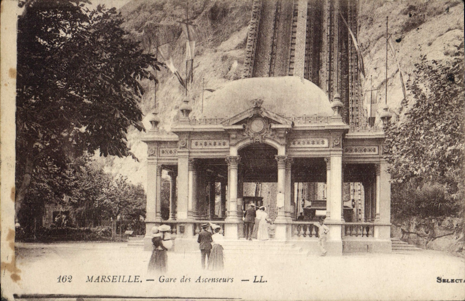 CPA Marseille Gare des Ascenseurs 