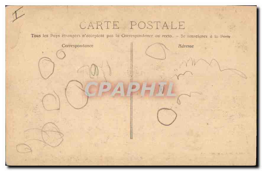 CPA Marseille Panorama pris de N D de la Garde  — Rückseite