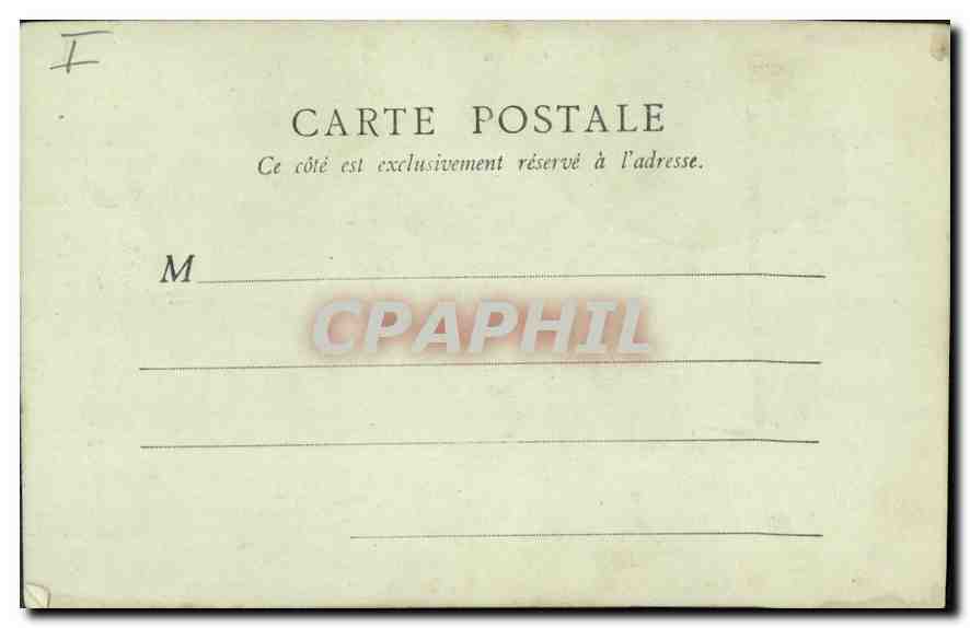Funiculaire de N.-D. de la Garde — Marseille — B.F. Pujol — Verso
