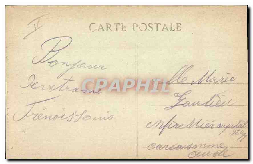 CPA Marseille Les Docks  — Verso