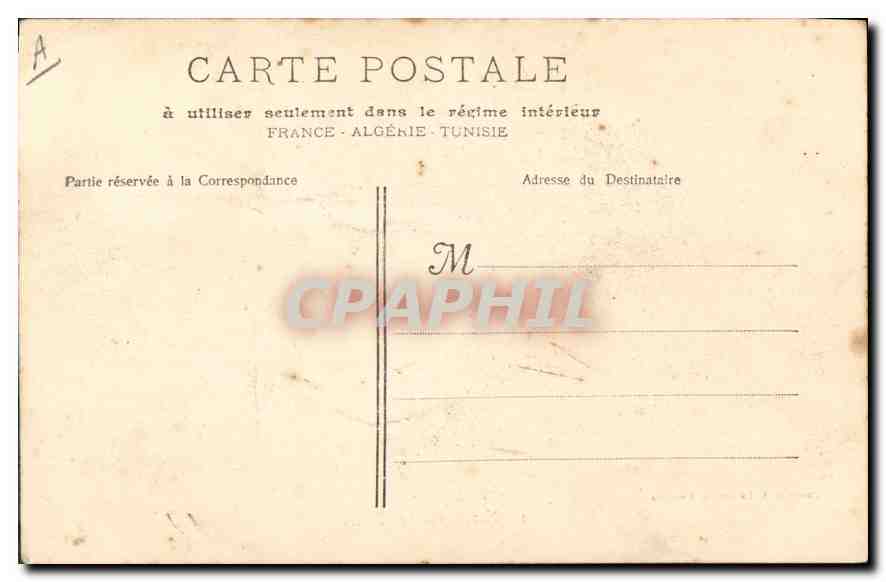 CPA Marseille Les Docks  — Verso
