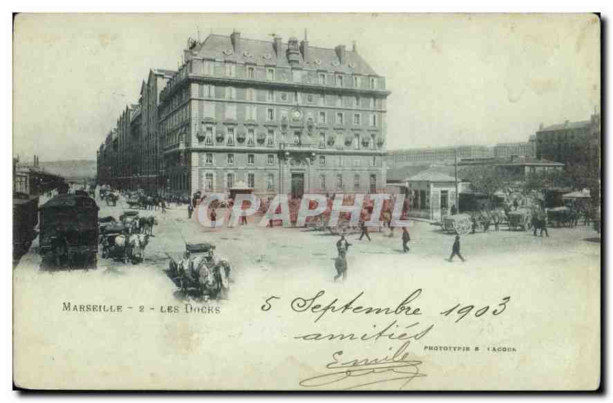 CPA Marseille Les Docks 
