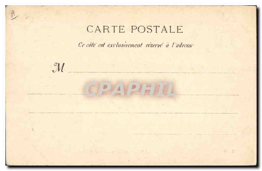 CPA Marseille Les Docks  — Verso