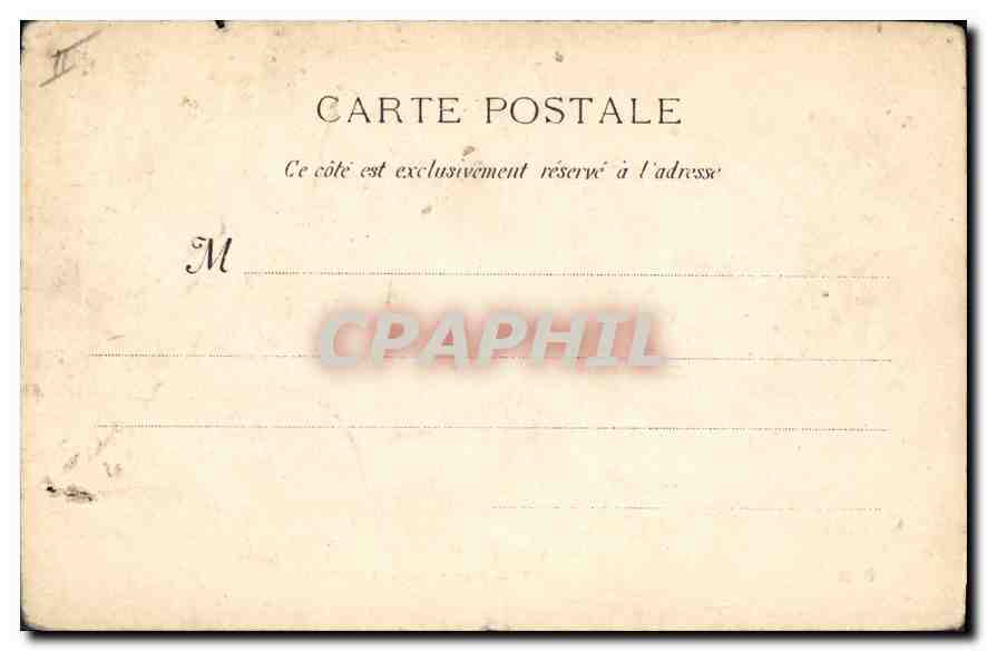 CPA Marseille Les Docks  — Verso