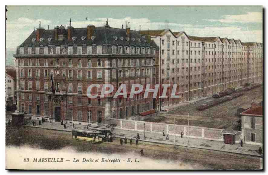 Marseille — Les Docks et Entrepôts — E. L.