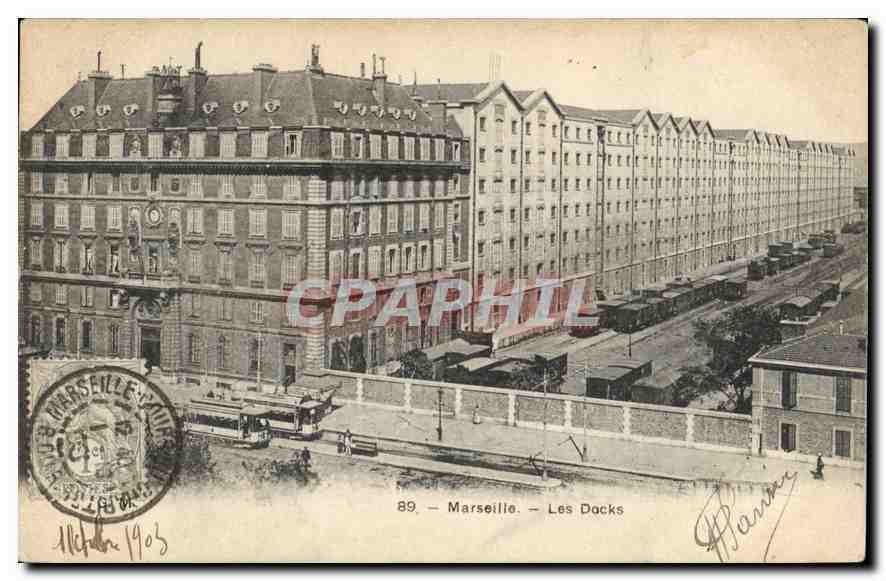 Marseille — Les Docks — Éditeur : Bonner, n° 89 - Anverso