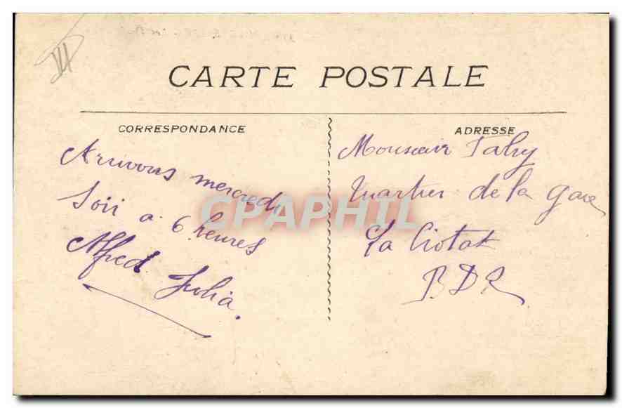 Marseille - Les Docks — vue avec tramways — éditeur CPAPHIL, n° 336 — Verso