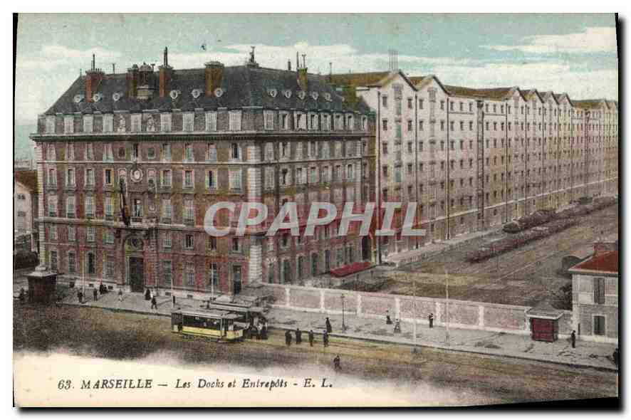 Marseille — Les Docks et Entrepôts — E. L.