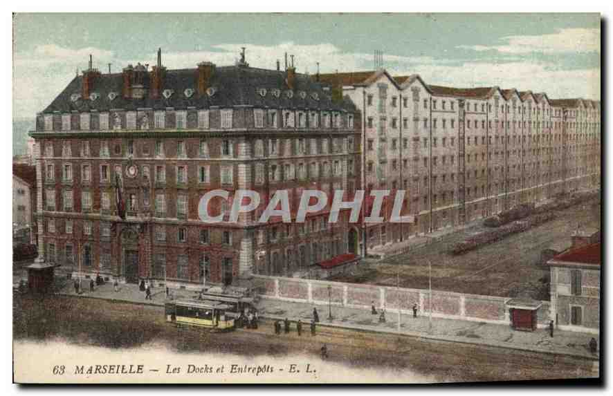Marseille — Les Docks et Entrepôts — E. L.