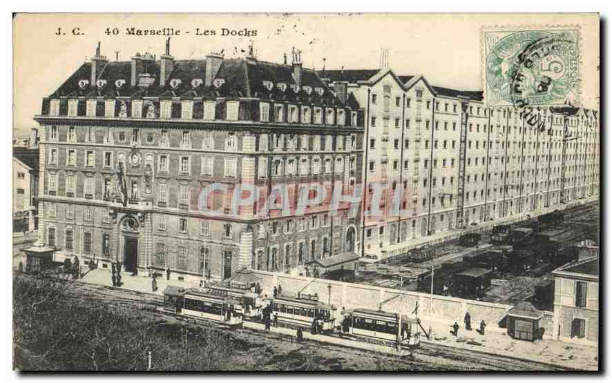 Marseille - Les Docks — J. G. 40 — éditeur J. G.