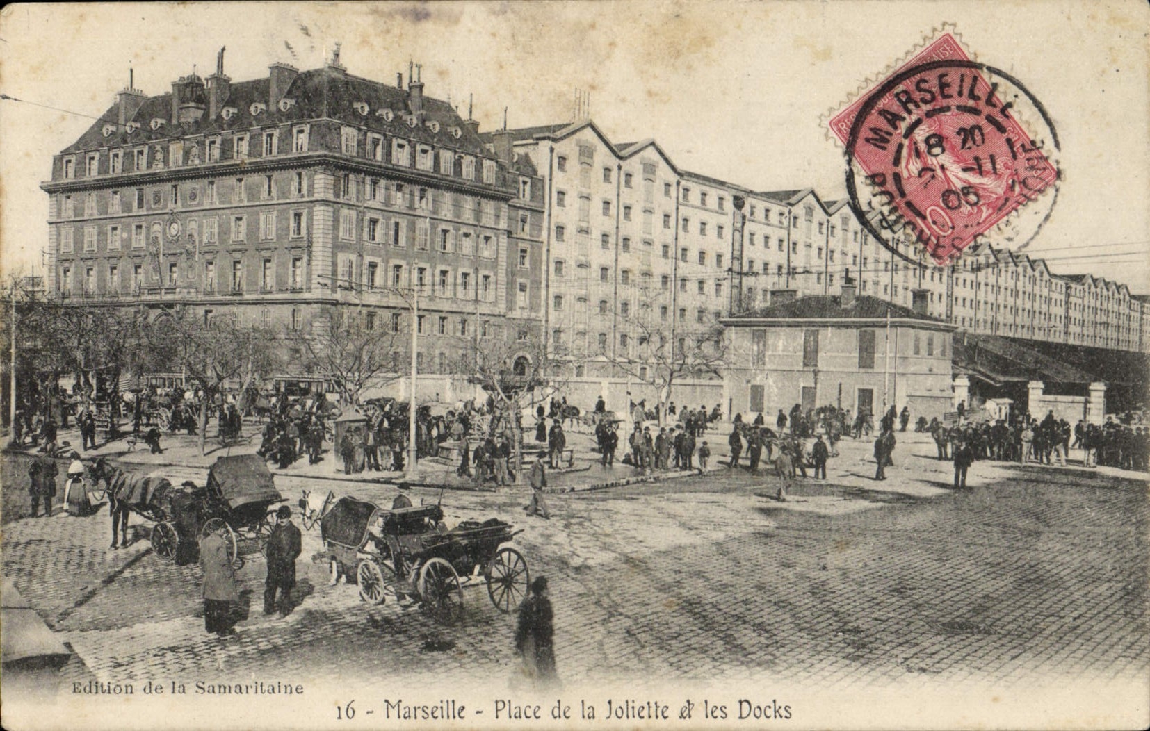 Marseille - Place de la Joliette et les Docks — Édition de la Samaritaine, n°16
