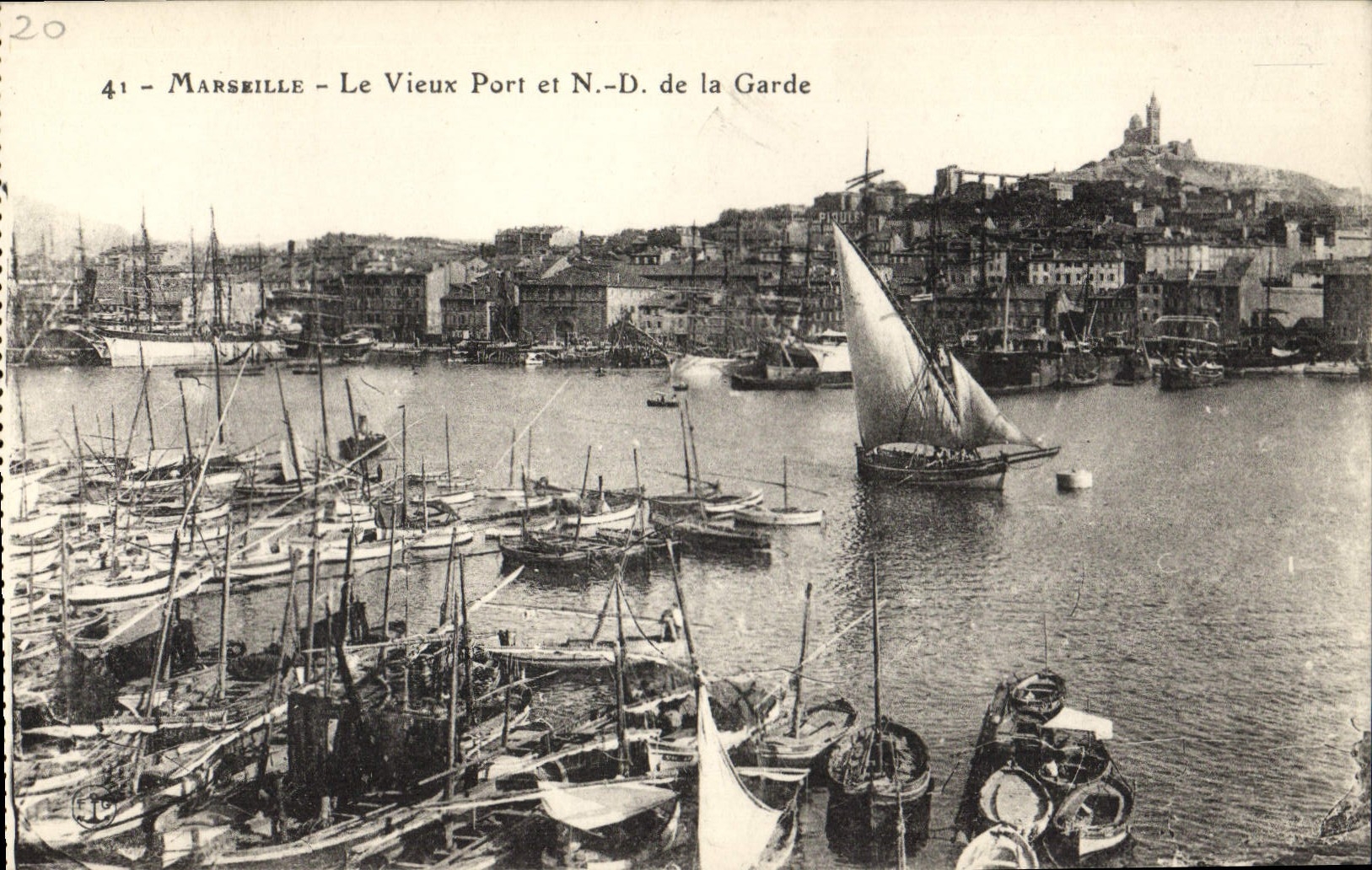 Marseille - Le Vieux Port et N.-D. de la Garde — Pictet