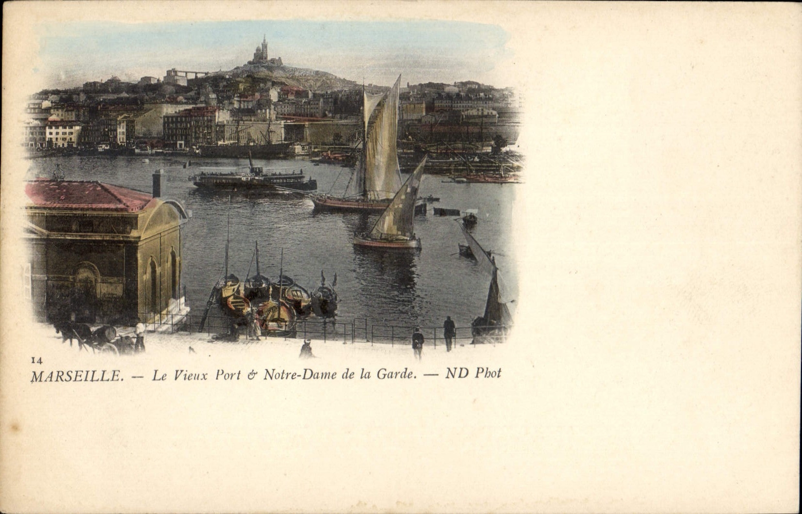 MARSEILLE — Le Vieux Port & Notre-Dame de la Garde — ND Phot