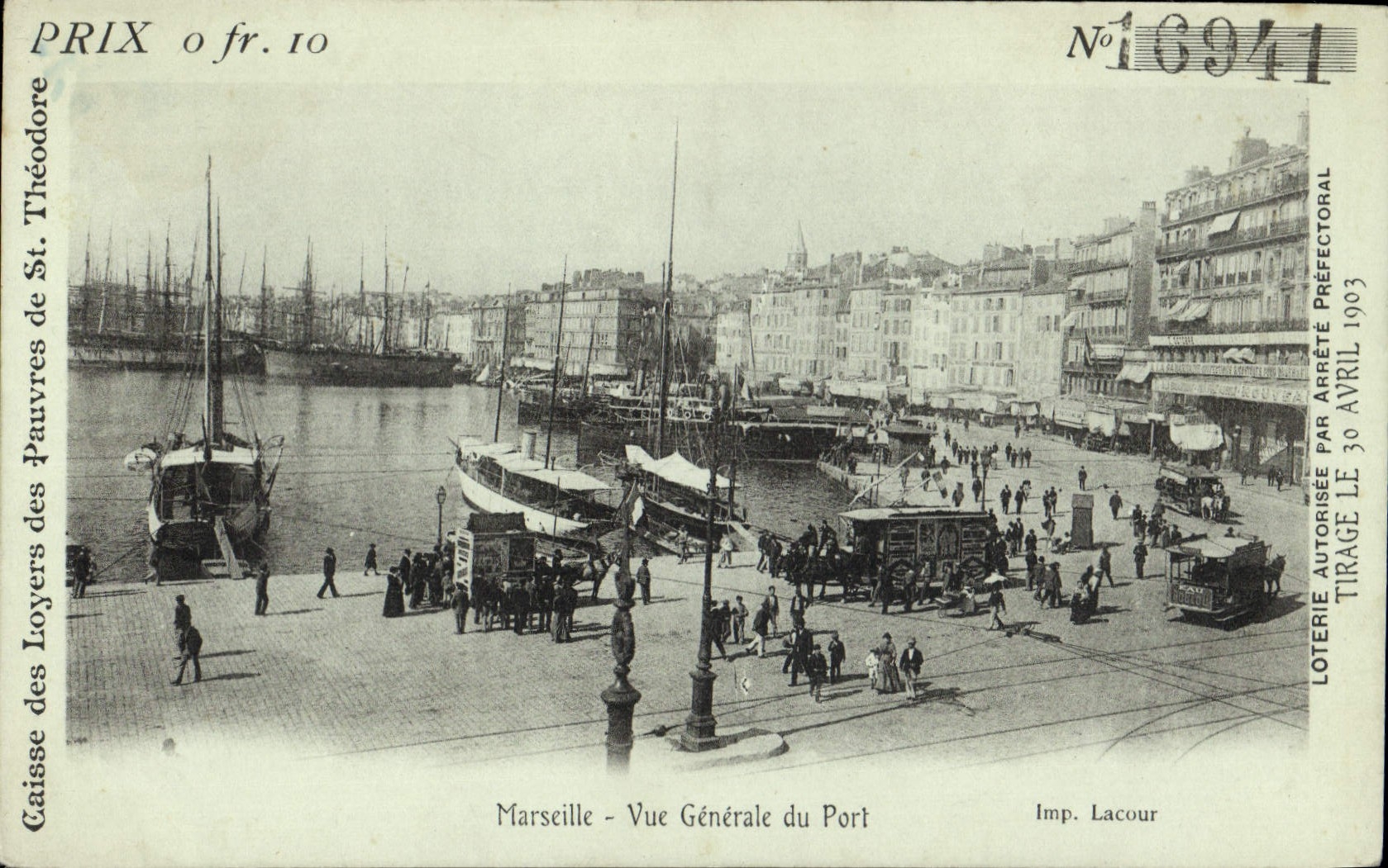 Marseille - Vue Générale du Port — Imp. Lacour, N°16941