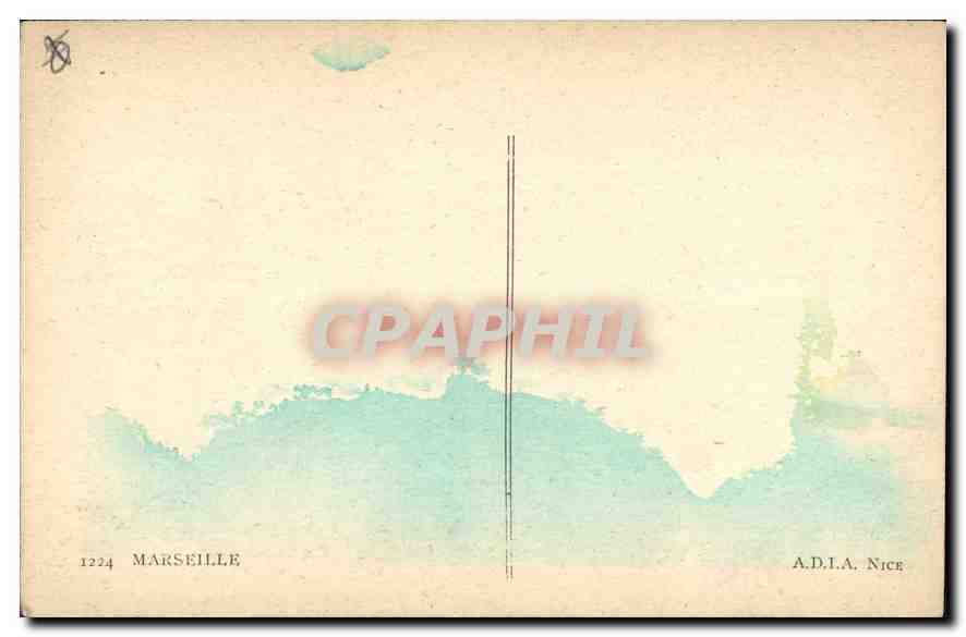 CPA Marseille Bateaux — Rückseite