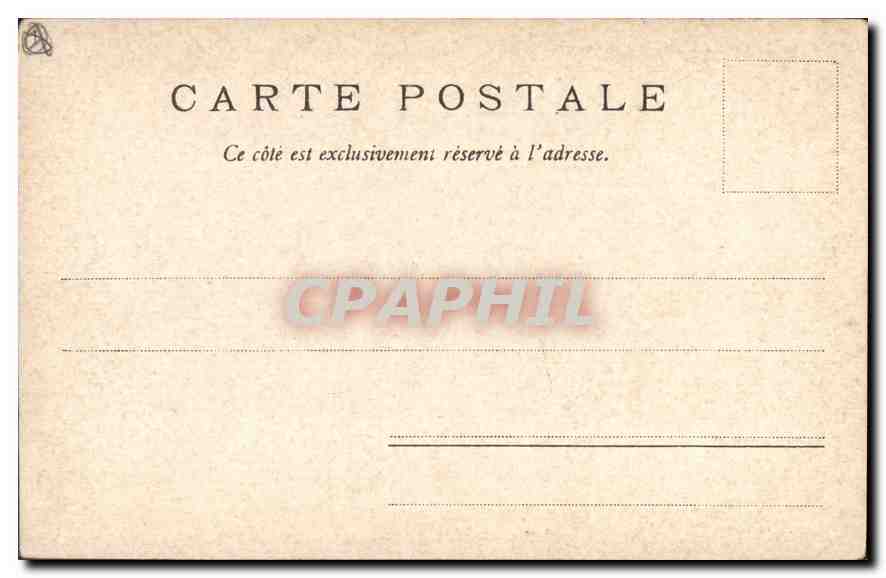 CPA Marseille Vieux Port et Notre Dame de la Garde  — Verso