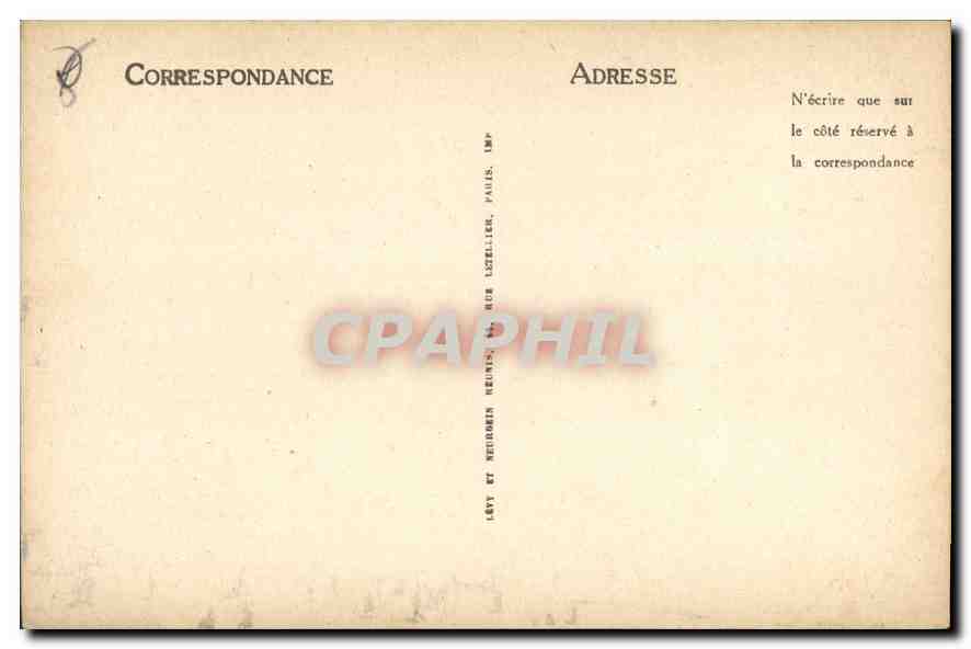 CPA Marseille Quai du Port  — Verso