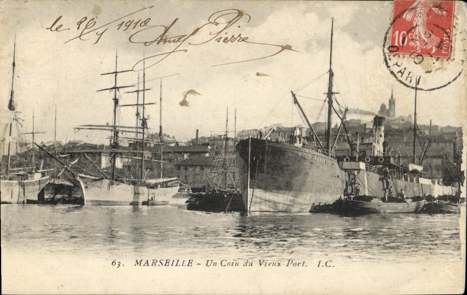 Marseille - Un Coin du Vieux Port — I.C. n°63