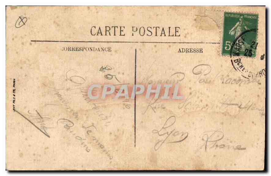 CPA Marseille Vue generale du Vieux Port  — Verso