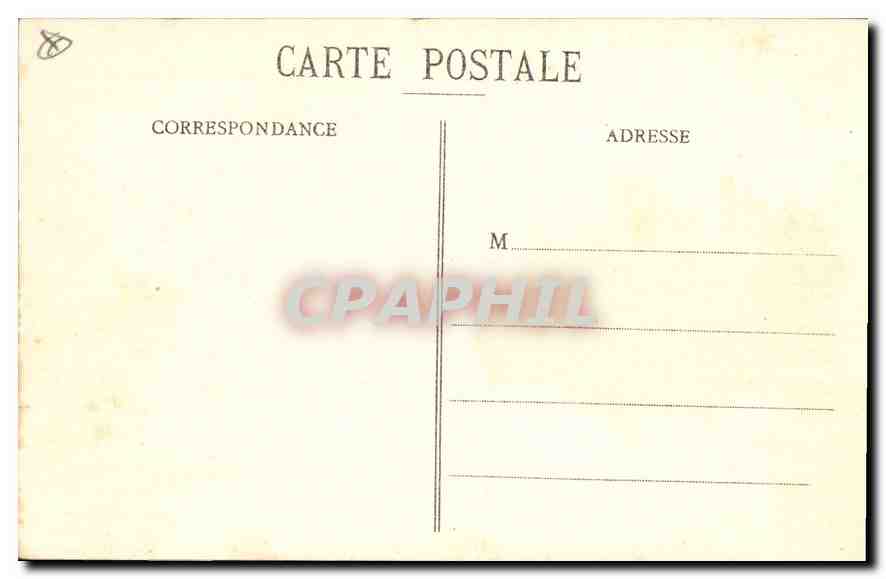 CPA Marseille Vieux port et Notre Dame de la Garde  — Verso