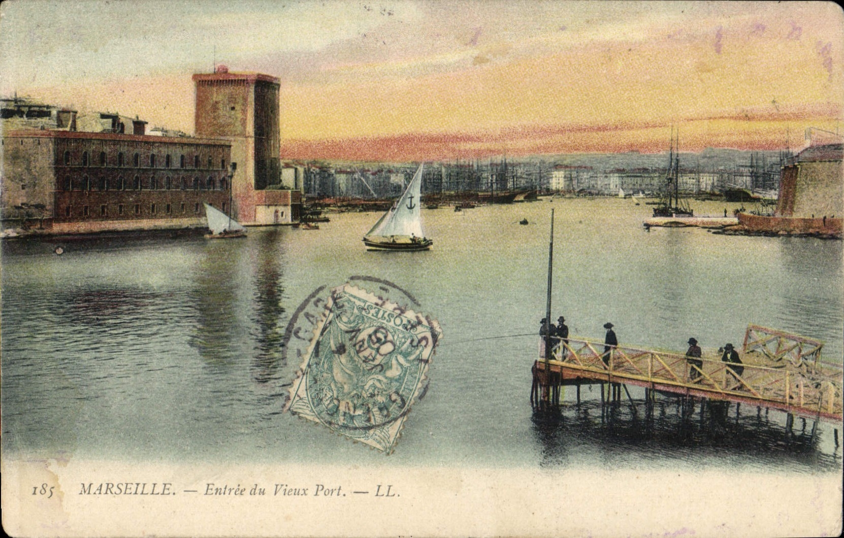 Marseille — Entrée du Vieux Port — LL.