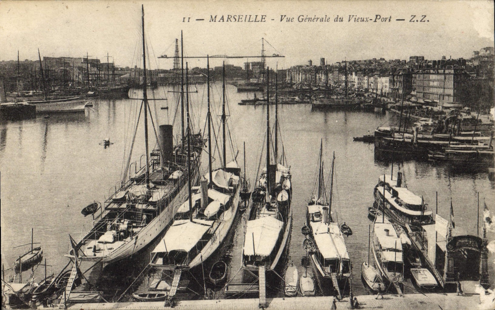 MARSEILLE - Vue Générale du Vieux-Port — Z.Z.