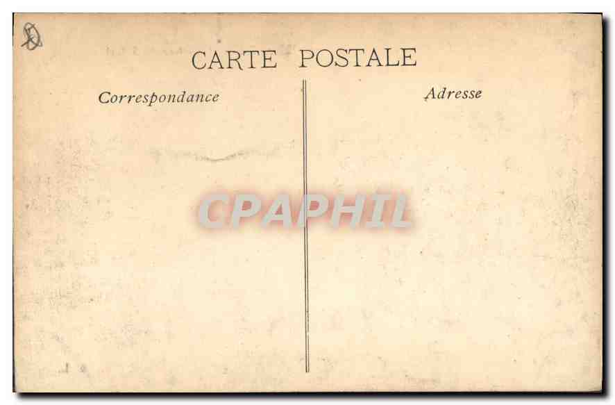 CPA Marseille Coucher de Soleil  — Verso