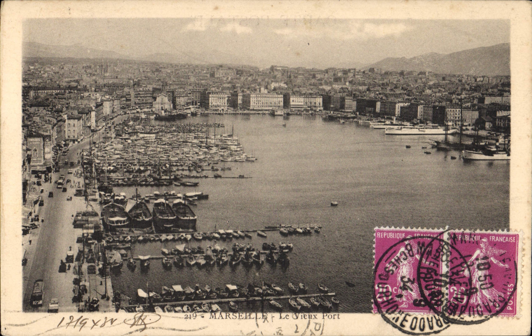 CPA Marseille Le Vieux Port 