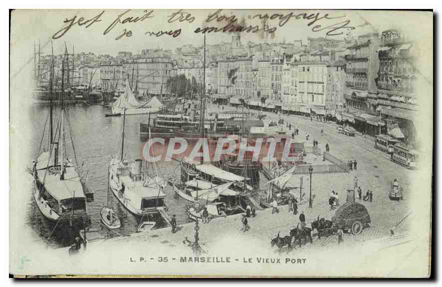 CPA Marseille Le Vieux Port 